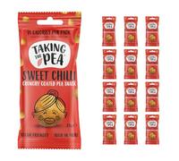 Taking The Pea Sweet Chilli (12x25g) | Delicious Crunchy Pea Snacks | High Protein, Vegan & Low Calorie | Packed With Vitamins & High in Fibre | Tasty Plant-Based Low Calorie Snacks