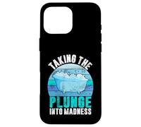 Taking the Plunge into Madness Ice Bath Case for iPhone 16 Pro Max