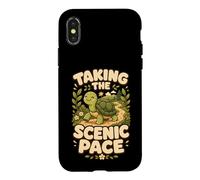 Taking The Scenic Pace Outdoor Humor Case for iPhone X/XS