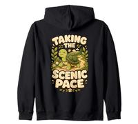 Taking The Scenic Pace Outdoor Humor Zip Hoodie