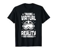 Taking Virtual Reality Very Seriously VR Gamer Headset Tech T-Shirt