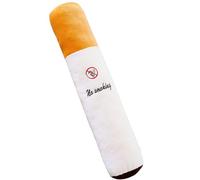 Takingup 20 Inch Cigarette Shaped Cylindrical Plush Pillow Cotton Stuffed Unique Novelty Decor for Home Hotel Sofa Bed - Cigarette Pillow