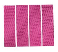 Takingup 4Pcs Anti-Slip Surfing Skimboard Sticker Front Tail Deck Mat Surfboard Traction Pads, Anti-Slip Surfing Pads