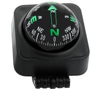 Takingup Compass for Car 2.6x2.2x2.1 Inch Accurate Pointing Car Compass Dashboard with Adjustable Angle Easy Install for Travel and Camping
