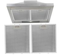 Takingup Cooker Hood Filter Replacement 2Pcs 267x305x9mm 5-Layer Aluminum Mesh Filters for Kitchen Extractor Fan Universal Range Hood Filter