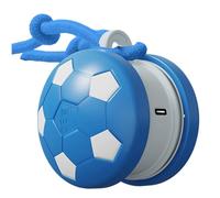 Takingup Electric Rolling Pet Toy Ball Motion Activated Electric Dog Toy Random Path Interactive Dog Toys with Rope for Boredom Relief Blue, Interactive Ball