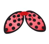 Takingup Lady Bug Costume Women Foldable Ladybug Wing Costume - Red Lady Bug with Elastic Strap for Performance Cosplay Party & Prop