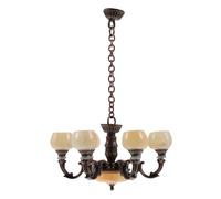 Takingup Mini Chandelier Dollhouse - 1/12 Scale Dollhouse Lighting Model, Elegant Hanging Decor for Doll House Accessories and Miniature Scene (Does not emit light), Lighting