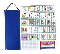 Takingup Visual Timetables, Daily Routine Chart for Kids with Timetable Cards, Children's Activity and Chore Chart for Home & Classroom, Encourages Independence and Time Management Skills