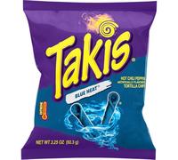 Takis Blue Heat 3.25oz (92.3g) Hot Chilli Pepper Tortilla Chips American USA Import