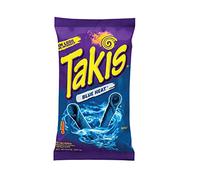 Takis Blue Heat Rolled Tortilla Chips, Hot Chili Pepper Artificially Flavored, 9.9 Ounce Bag