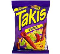 Takis Fuego Crunchy Rolled Tortilla Chips 55g (Pack of 21)