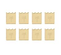 Takker - Canvas Print Hangers | Canvas Hanging Kit Hooks - Easy Frame One Step Multi-Purpose Hanging Tool Hook Hangers - Compatible Hardwall Suitable Indoors Outdoors | x8 Pack