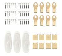 Takker Refill Pack - 55 Pieces Including Refills, Canvas Print Hangers, Picture Hooks, and Medium Multi-Purpose Hooks - Compatible With Picture Hanging Tool