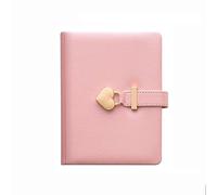 TAKOHL 1Pcs B6 Personal Notebook With Heart Lock Password Journal Notebook for Girl Creative Gift With Box Notepad School Office Stationery