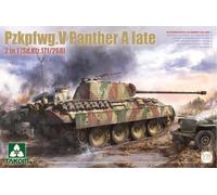 TAKOM 1:35 Pzkpfwg.V Panther A Late 2 in 1 Model Military Kit