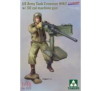 TAKOM Tacom 1/16 WW2 US Army W/.50 Machine Gun Limited Edition Plastic Model TKO1025 (Person)