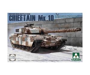 Takom 1:35 British Main Battle Tank Chieftain Mk.10 Model Military Kit TAK2028