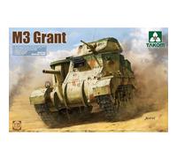 Takom 1:35 British Medium Tank M3 Grant Military Model Kit TAK2086