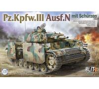 TAKOM 1/35 German Army Panzer III Ausf N mit Schürzen (w/Armoured Skirting) 0800