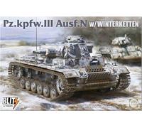 Takom 1:35 German PzKpfw III Ausf N w/Winterketten, WWII Model Military Kit