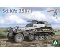 Takom 1/35 German WW2 Sd Kfz 250/1 Half-Track Vehicle - 2184