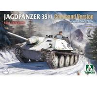 TAKOM TAK2181 1:35 Tank Destroyer 38(t) Command Version with Winter Chains & Full Interior Model Building Plastic Kit