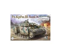 TAKOM 1:35 Panzer III Ausf. N - with side skirts Model Military Kit