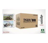 Takom 1:35 TIGER I BIG BOX 2 kits & 1:16 Michael Wittmann figure Model Kit