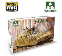 TAKOM TAK-2049 WWII German Super-Heavy Tank Maus V1 Model Kit Toy