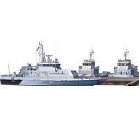 TAKOM - 1:350 Model Boat Kit, 6 Ships Included, Realistic Style, Adult, Military Theme