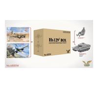 Takom 1:48 HS129 Big Box - Henschel Hs 129 B-2 & B-3 Aircraft Kit TAK48001W