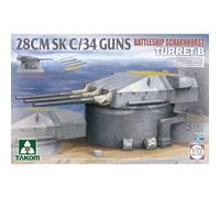 Takom 1:72 28 cm SK C/34 Scharnhorst Geschützturm Model Ship Kit TAK5016