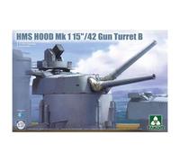 TAKOM 5020 HMS HOOD Mk1 15" / 42 Gun Turret B Scale 1:72 Plastic Model Making Gun Tower