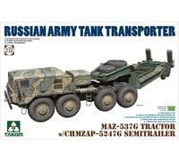 Takom 1/72 MAZ-537G Tractor & CHMZAP-5247G Semi-Trailer