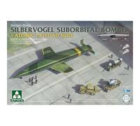 Takom Aircraft Model Kit – Silver Bird Suborbital Bomber – Atomic Payload Suite – 1:72