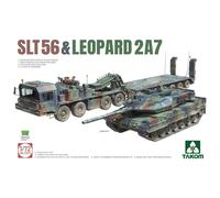 Takom 1:72 SLT56 & Leopard 2 A7 Model Military Kit TAK5011