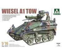 Takom 1011 - Wiesel A1 Tow - German Tank Plastic Kit Model 1/16 Scale - T48 Post