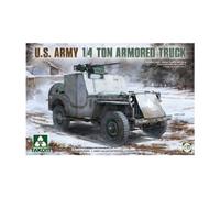 Takom 2131 US Army 1/4 Ton Armored Truck 1/35 Scale Plastic Kit T48 Post