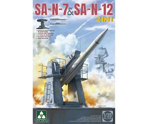 Takom 2136 Russian Navy SA-N-7 Gadfly & SA-N-12 Grizzly SAM 2in1 1/35 Scale Kit