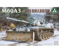 TAKOM TAK2137 2137-M60A3 with M9 Bulldozer Attachment-Scale 1/35 Plastic Kit