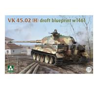 Takom 1/35 Germany VK45.02(H) Draft Blueprint w1461 Plastic Model TKO2191
