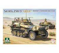 Takom 1/35 Scale German Army SdKfz 250/3 "Greif" Rommel's WWII Half-Track Vehicle Model Kit