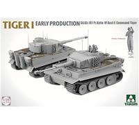 Takom 2195 Tiger I Early Prod. Command Tiger w/Wittman Figure 1:35 Model Kit