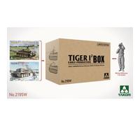 Takom 2195W Tiger I Early-Production Twin-Box w/Wittman Figure 1:35 Model Kits
