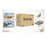 TAKOM 48001W Hs 129² Big Box 2 Aircraft, 1 Tank + Figures 1:48 Model Kits