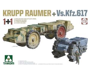 Takom 5007 1:72nd scale Krupp Räumer + Vs.Kfz.617