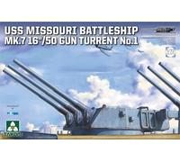 TAKOM 5015 1:72 USS Missouri Battleship Mk.7 16"/50 Gun Turret No. 1
