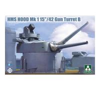 TAKOM 5020 HMS HOOD Mk1 15" / 42 Gun Turret B Scale 1:72 Plastic Model Making Gun Tower
