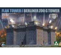 TAKOM 1:350 Scale Model Tower Kit FLAK TOWER I Berlin Zoo